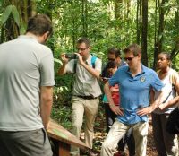 visite du sentier carbone © WWF Guyane